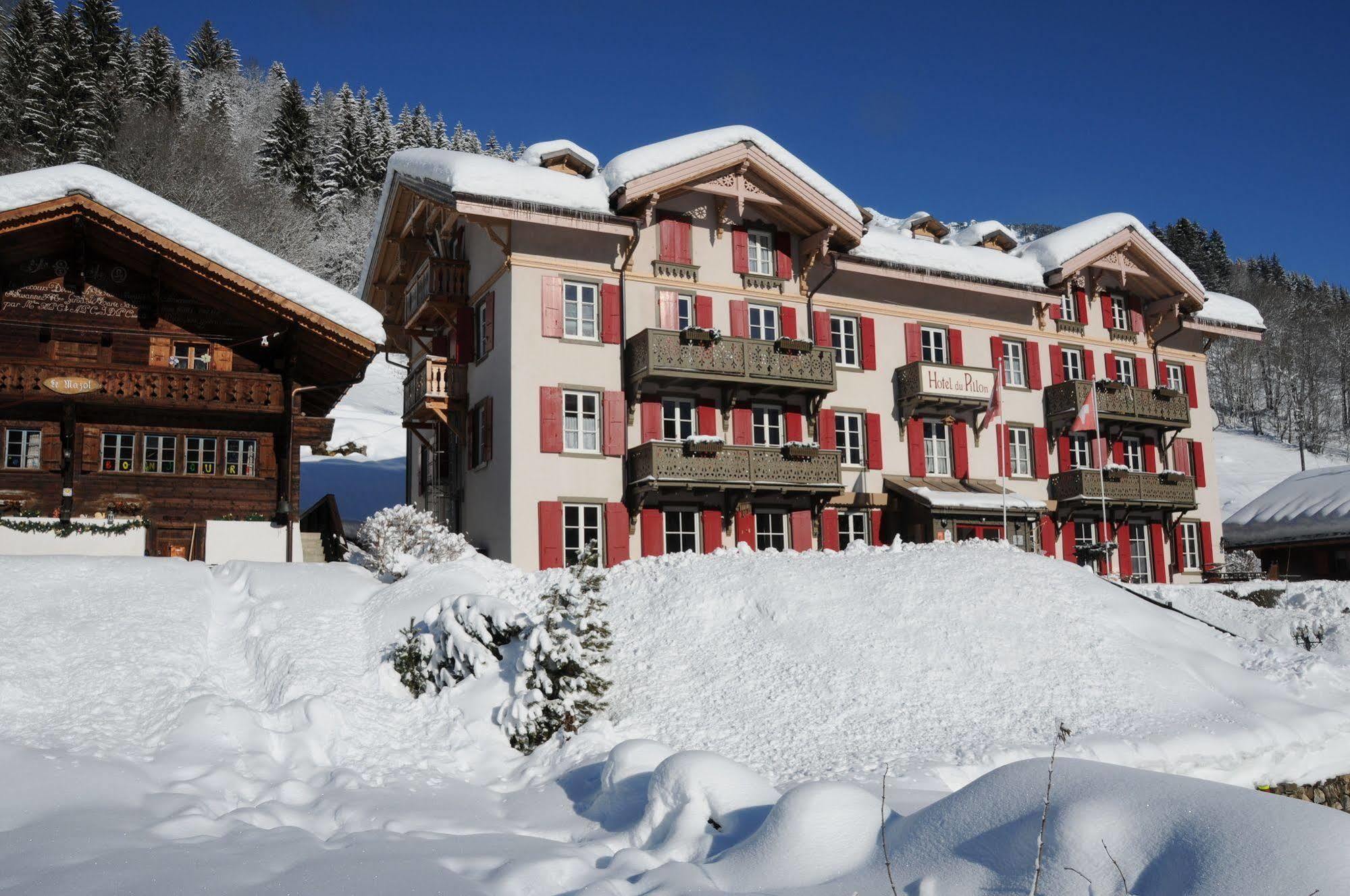Historic Hotel Du Pillon Les Diablerets Eksteriør billede